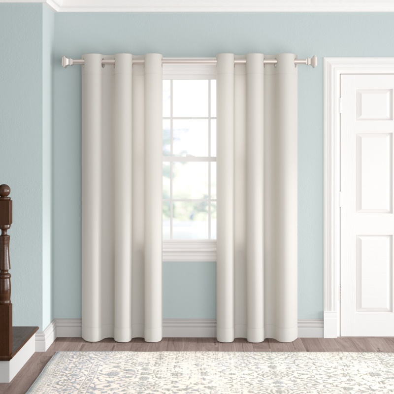 Wayfair Basics® Solid Blackout Grommet Single Curtain Panel