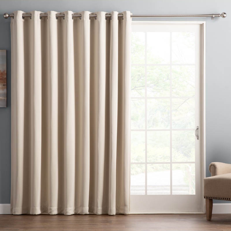 Wayfair Basics® Solid Blackout Thermal Grommet Single Curtain Panel