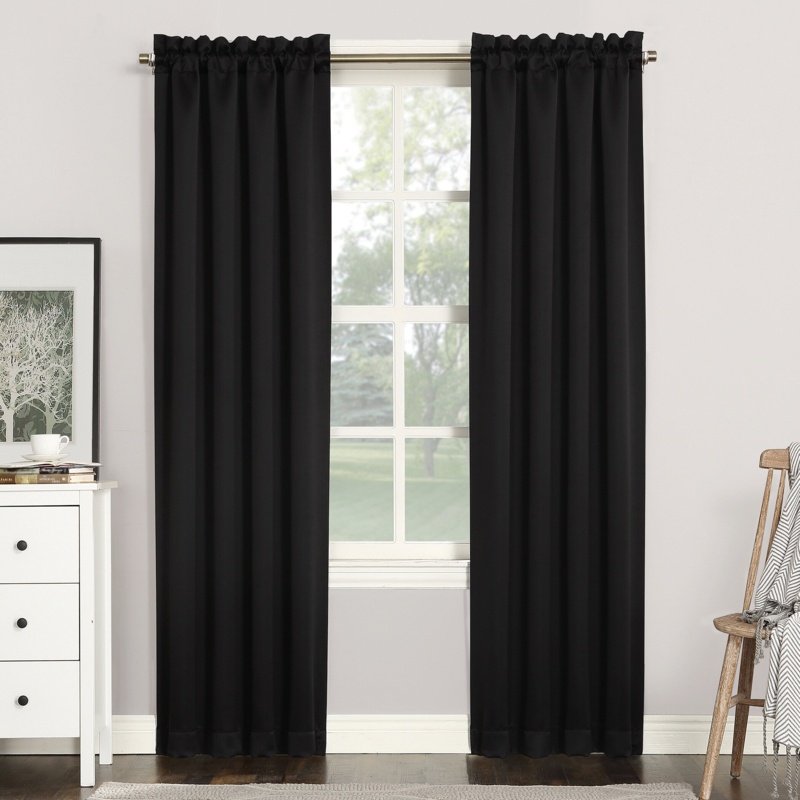Wayfair Basics® Solid Blackout Thermal Rod Pocket Single Curtain Panel