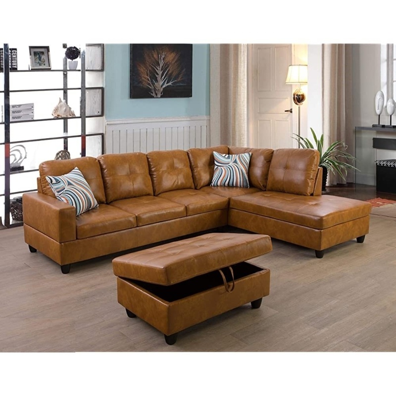 Wellington 5 - Piece Vegan Leather Sectional