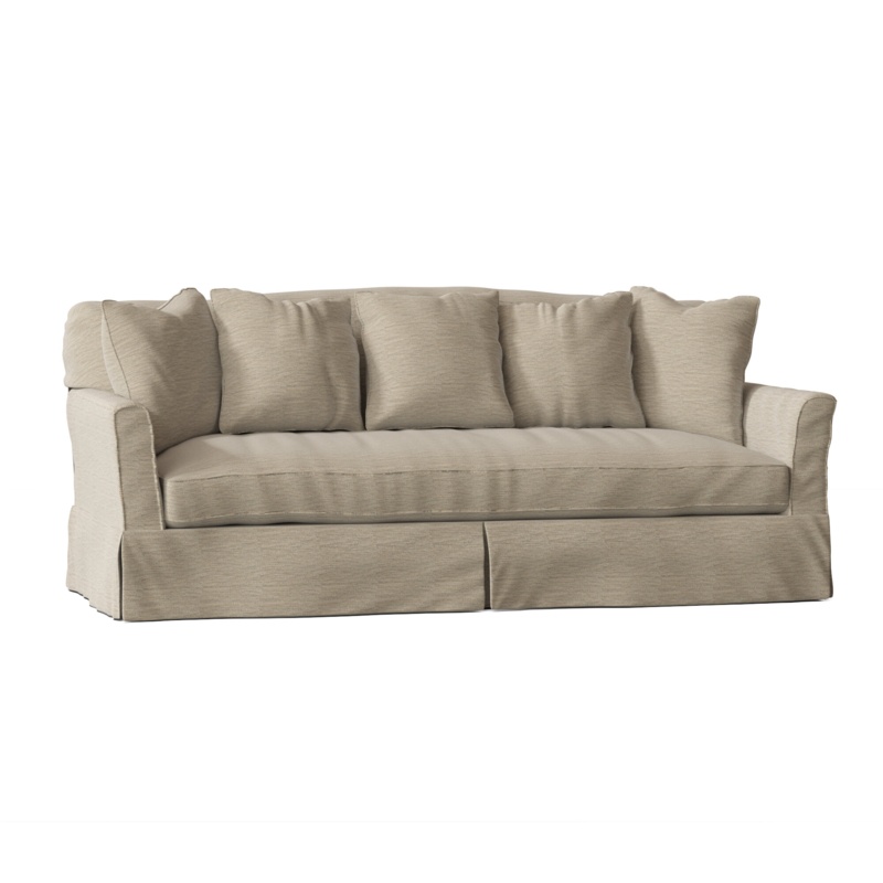 Wendell 90'' Slipcovered Sofa