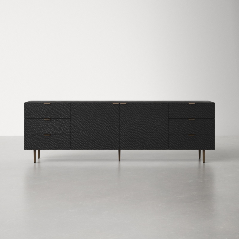 Wesson 79.5'' Wide 6 Drawer Sideboard