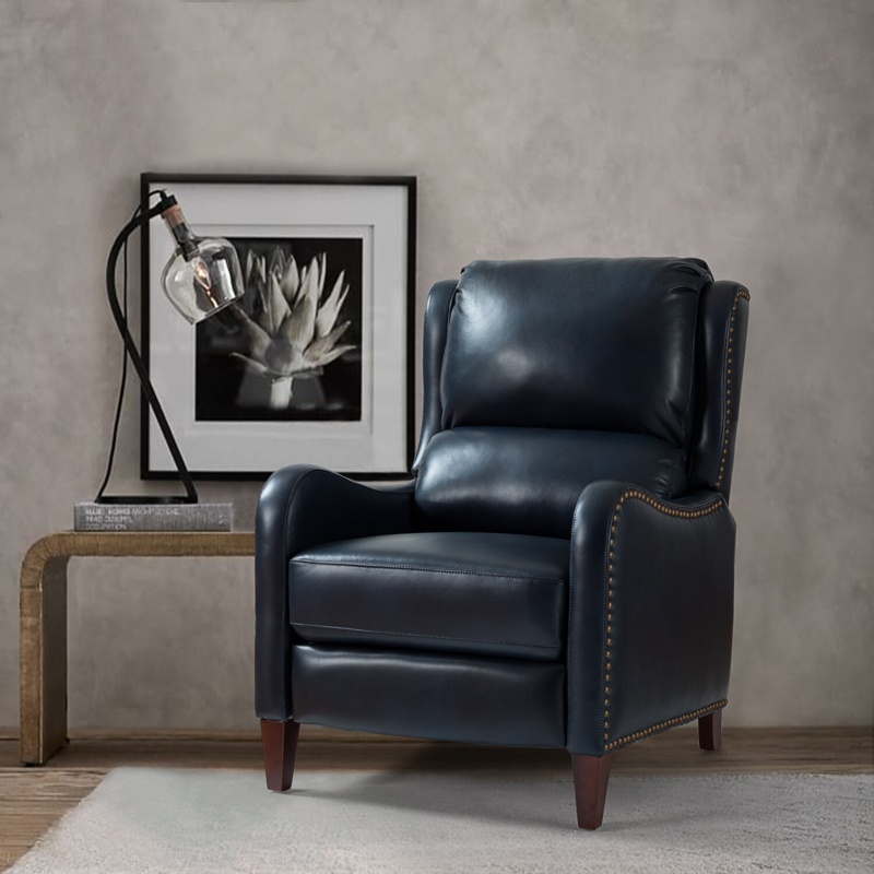 Westmere 28.75" Wide Genuine Leather Manual Club Recliner