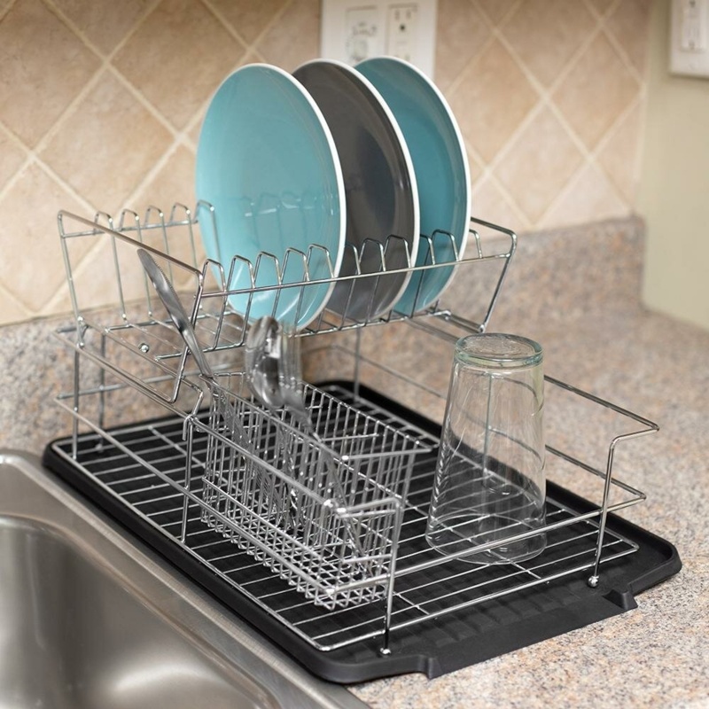 Weyand Deluxe Stainless Steel Countertop Dish Rack