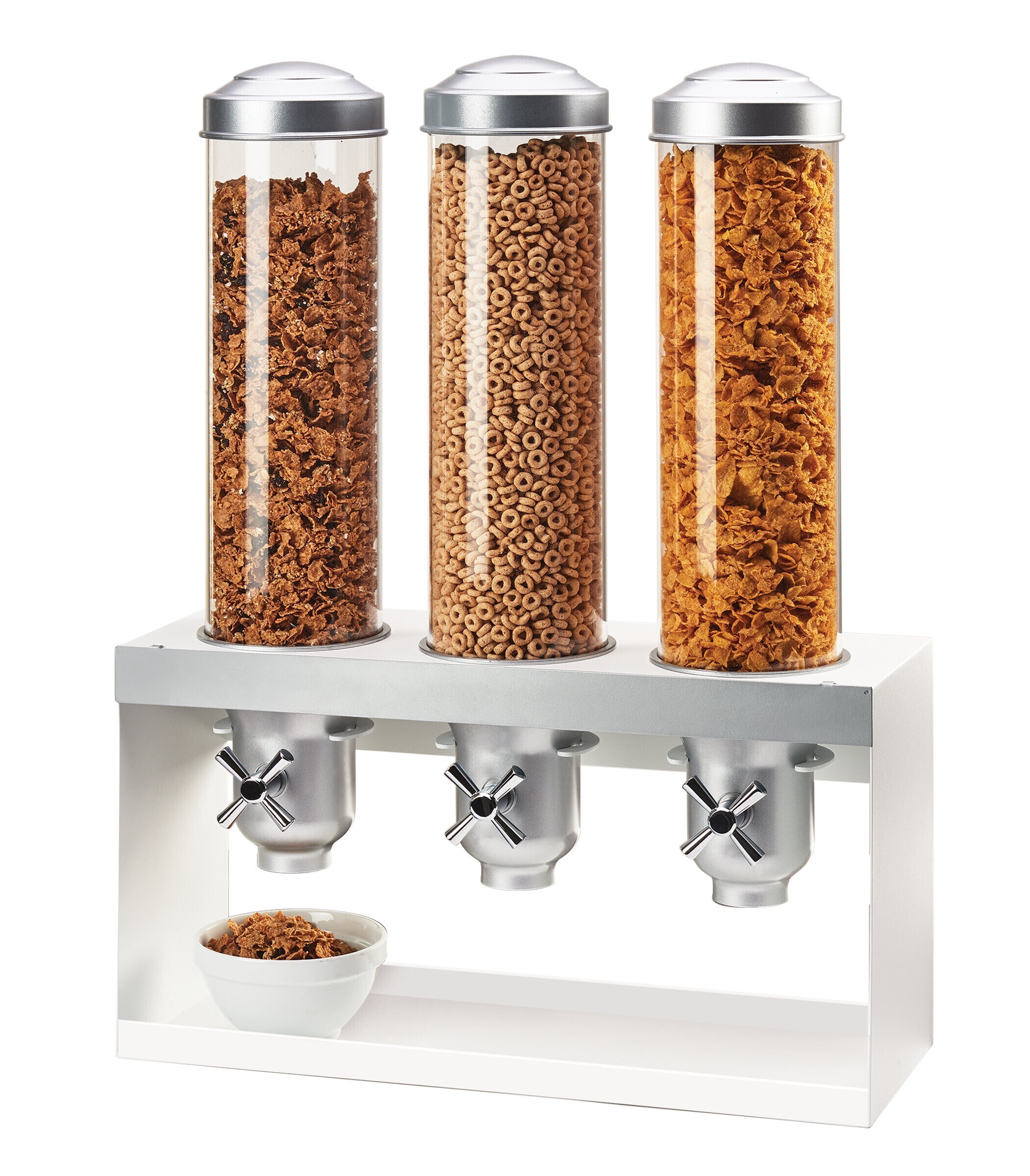 White Cereal Dispenser