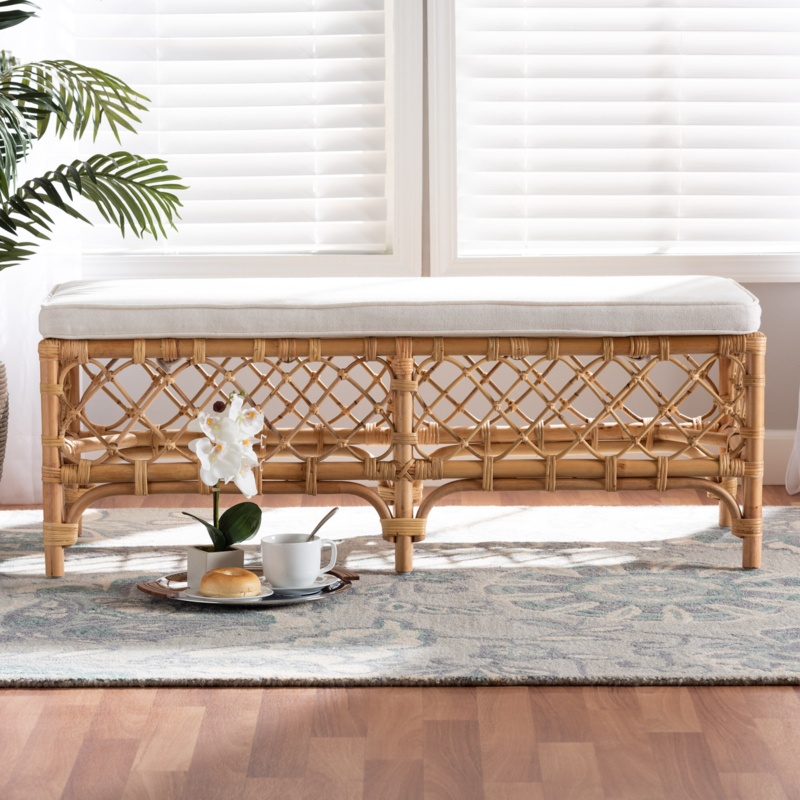 Wicker Bench