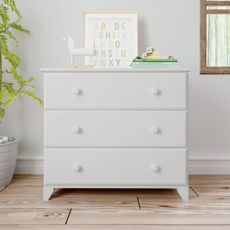 3-Drawer Solid Wood Dresser