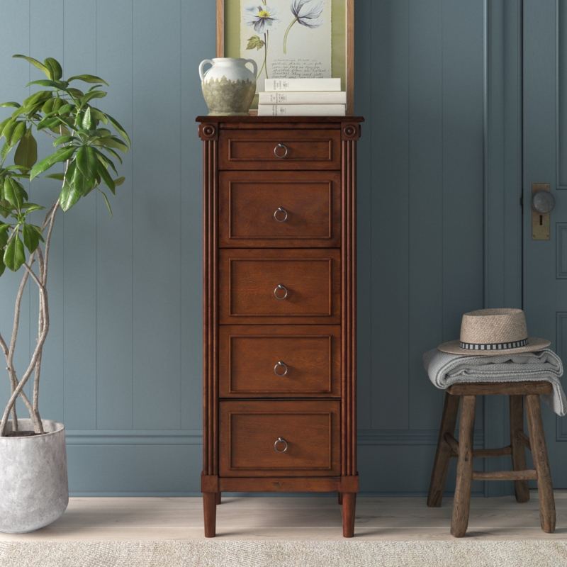 5-Drawer Traditional Lingerie Chest