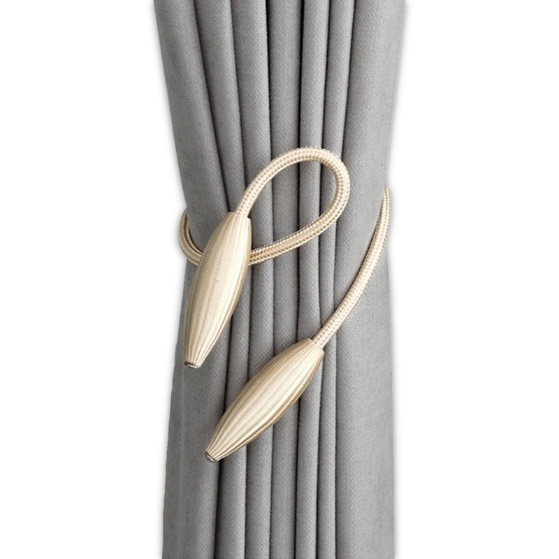 Curtain Tiebacks with Decorative Crystals