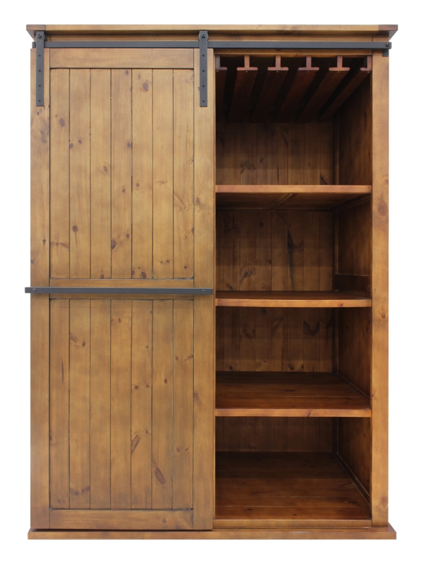 Reclaimed Wood Credenza with Sliding Door