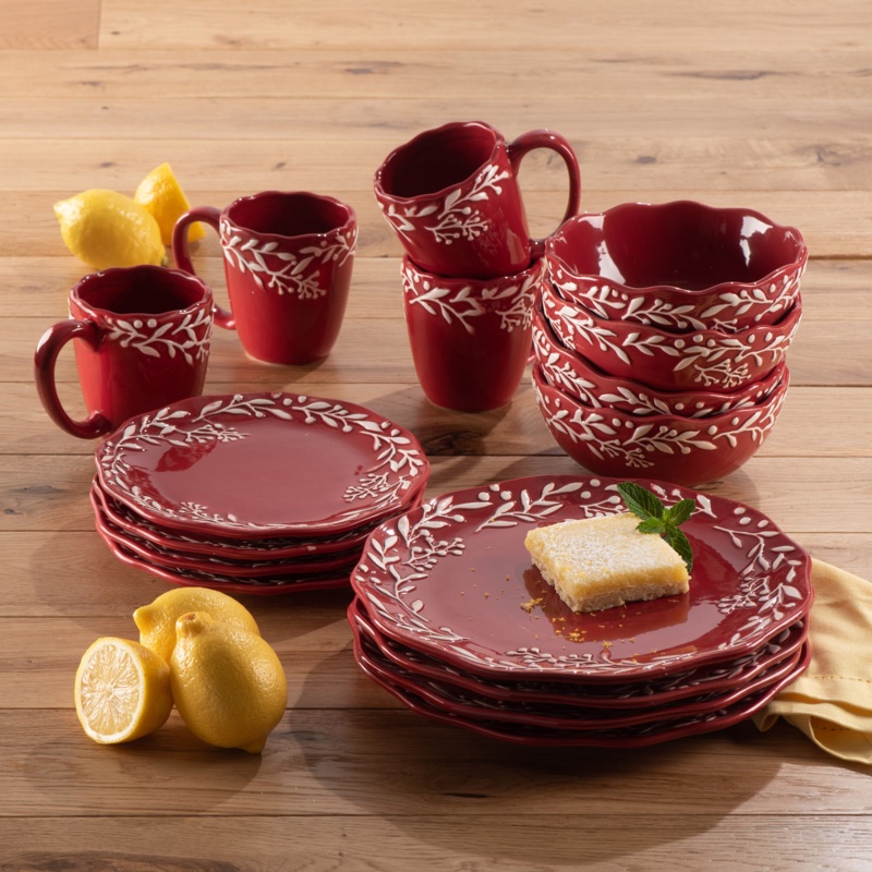 Winston Porter Caslin Ceramic Dinnerware Set - Service for 4