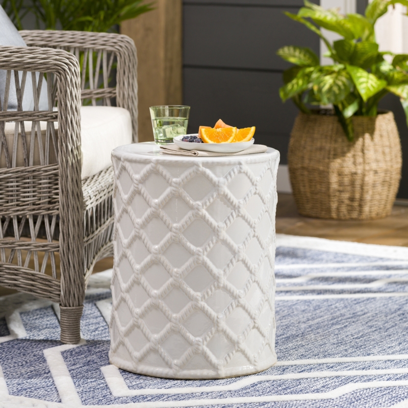 Multi-Functional Ceramic Garden Stool
