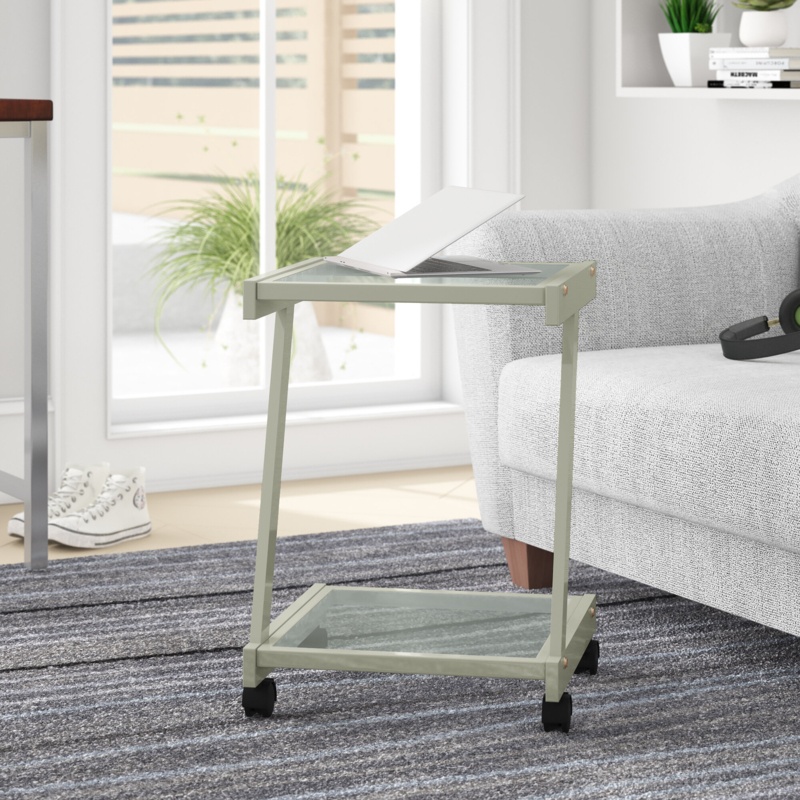 Winthrop L-Shaped Printer Stand