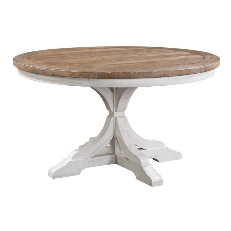 Wolverton 54'' Pine Solid Wood Pedestal Dining Table