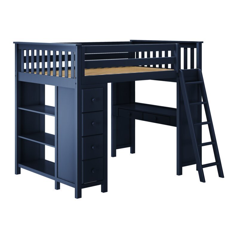 Wood Desk Bed Combo for Adult Use