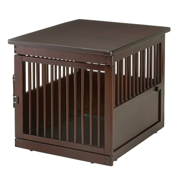 Wooden End Pet Crate