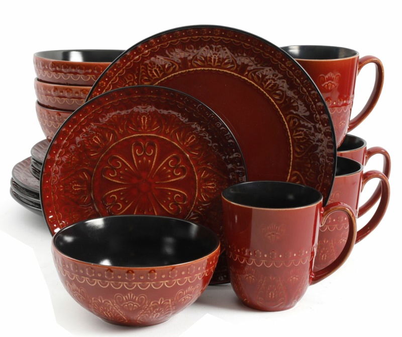 World Menagerie Jonesy Stoneware Dinnerware Set - Service for 4