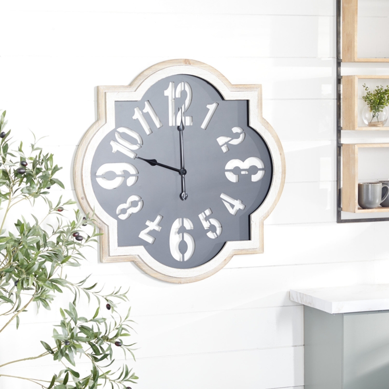 Farmhouse Wooden Wall Clock