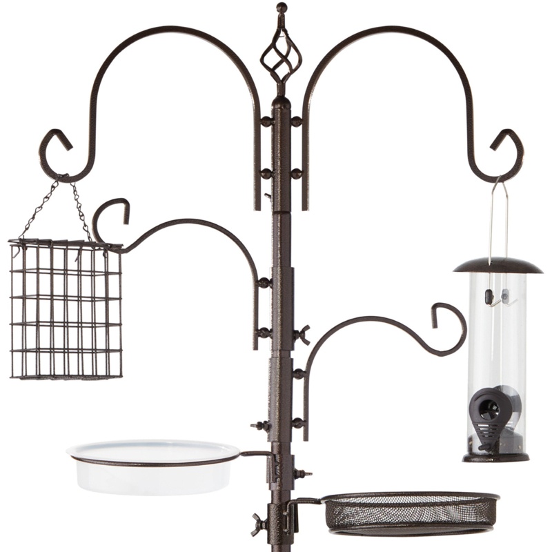 Multi-Hook Bird Feeder with Accessories