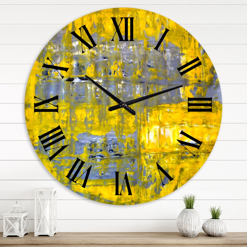 Sleek Modern Aluminum Wall Clock