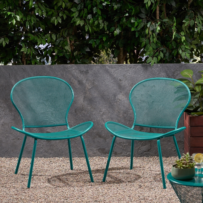 Modern Mesh Round Outdoor Chair