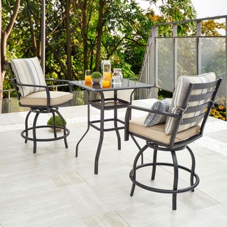 Zaina Square 2 - Person Outdoor Dining Set with Cushions