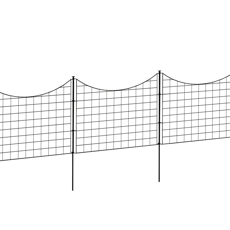 Zippity Outdoor Products Metal Fence Panels (5 Panels)