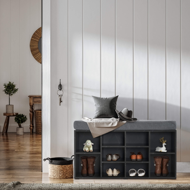 Minimalist Shoe Storage Bench