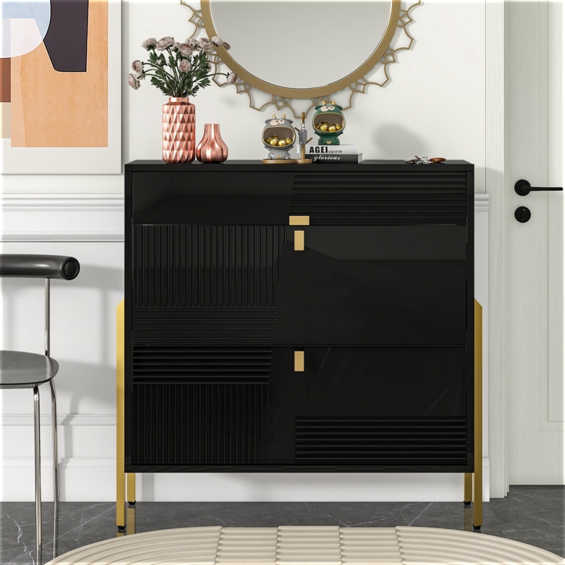 Shoe Cabinet with Multiple Drawers