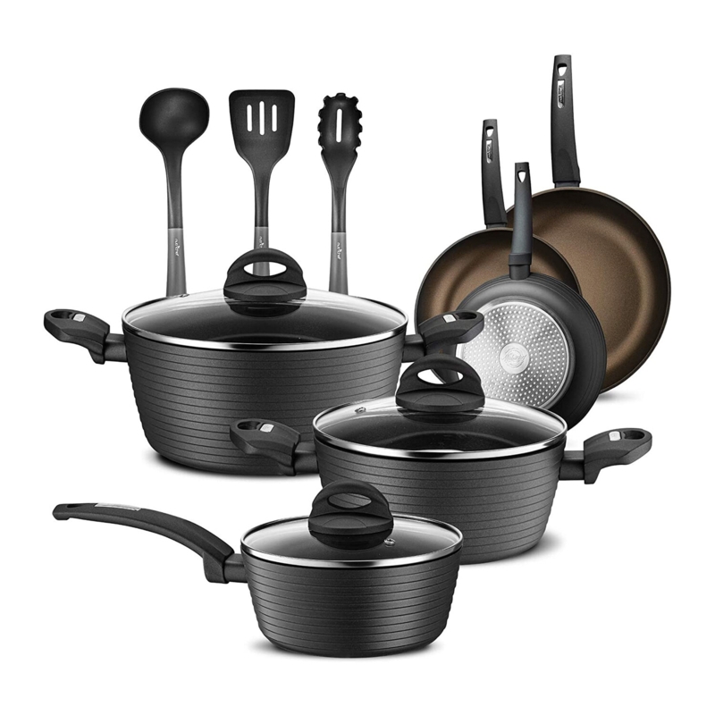 Elegant Modern Kitchen Cookware Set