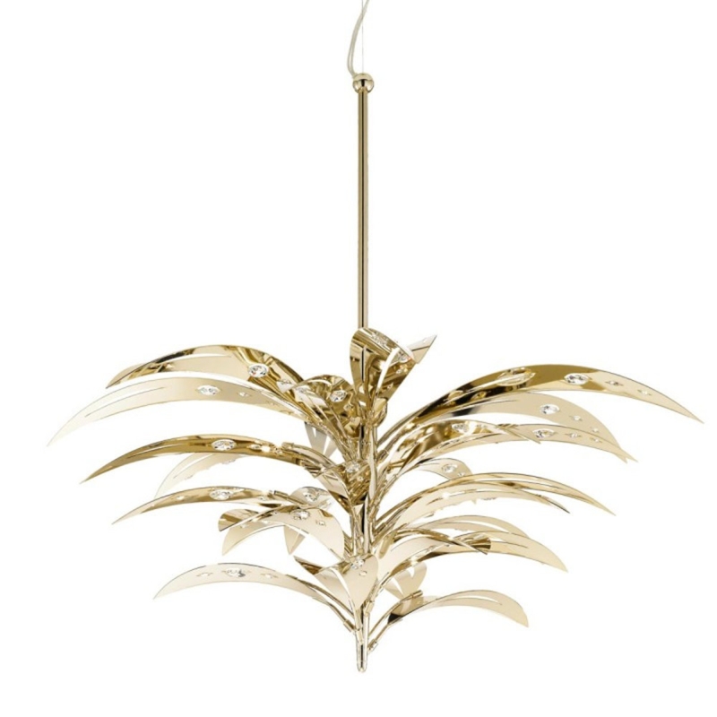 Art Deco Palm Tree Chandelier