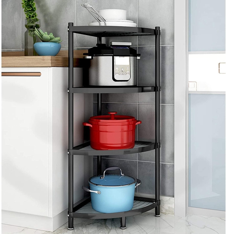 Stainless Steel Adjustable 4-Tier Pot Rack
