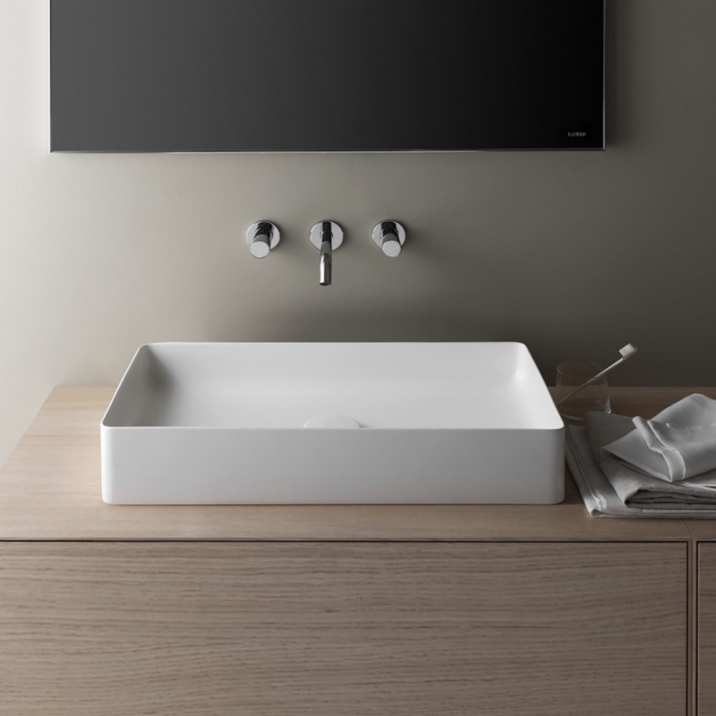 Nordic Wind Man-Made Stone Basin