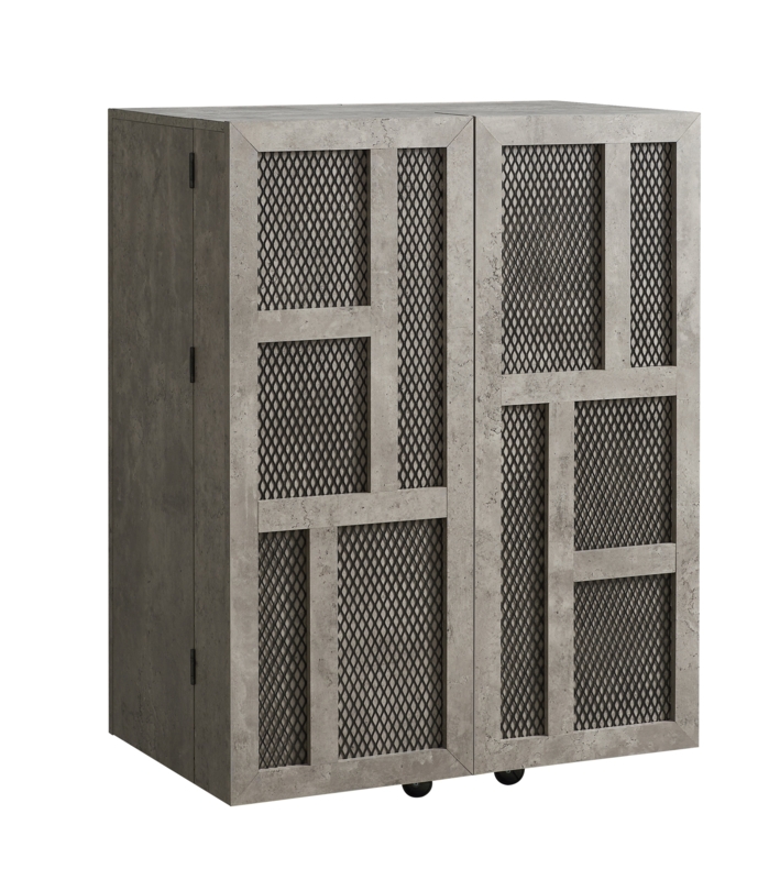 Elegant Bar Server and Microwave Stand
