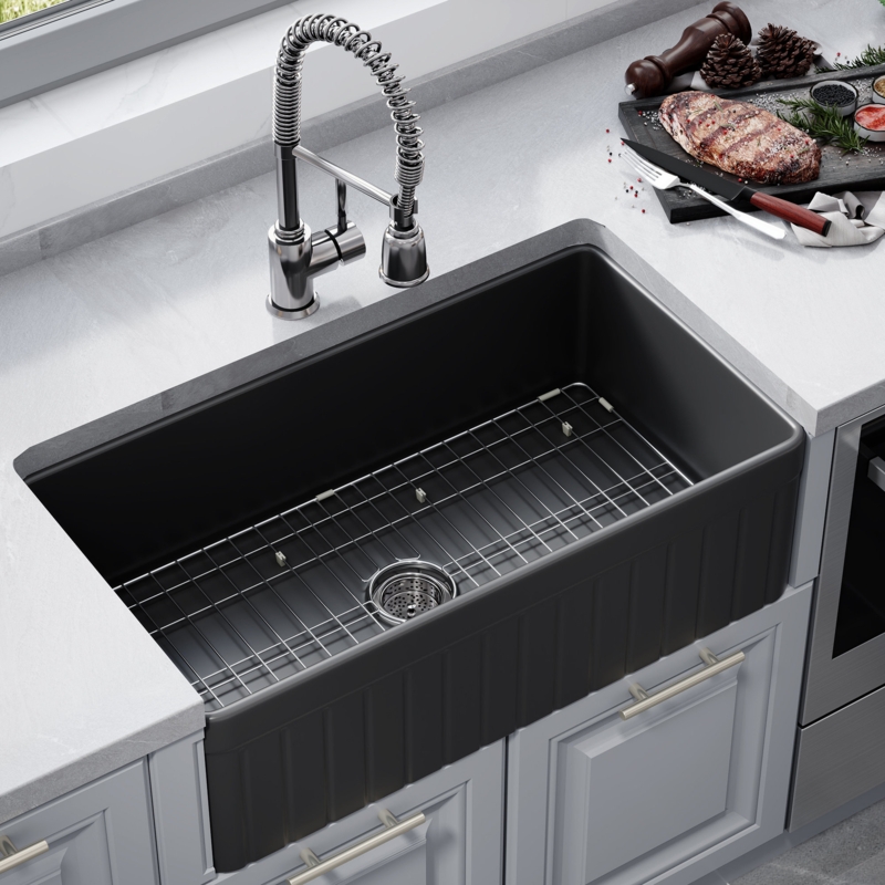 Farmhouse Fireclay Kitchen Sink
