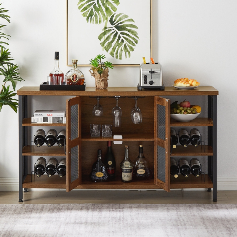 Particleboard Cabinet with Six Shelves