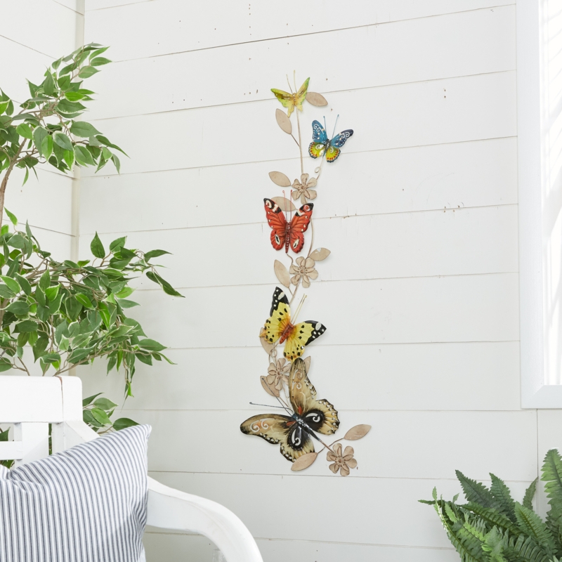 Metal Butterflies Wall Decor