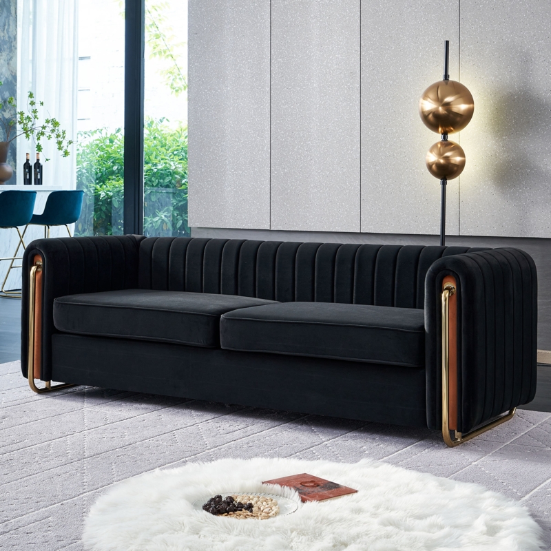Luxurious Velvet Sofa