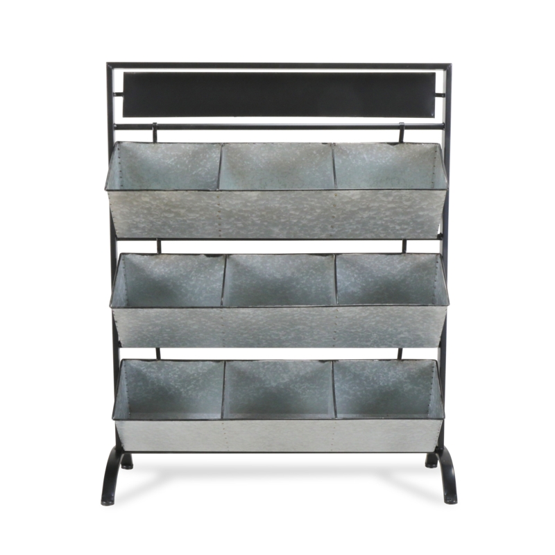9 Compartment Cubby with Chalkboard