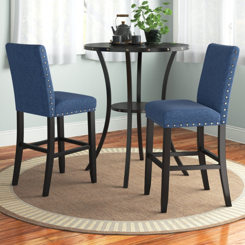 3-Piece Bar-Height Dining Set