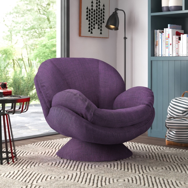 Purple Swivel Chairs