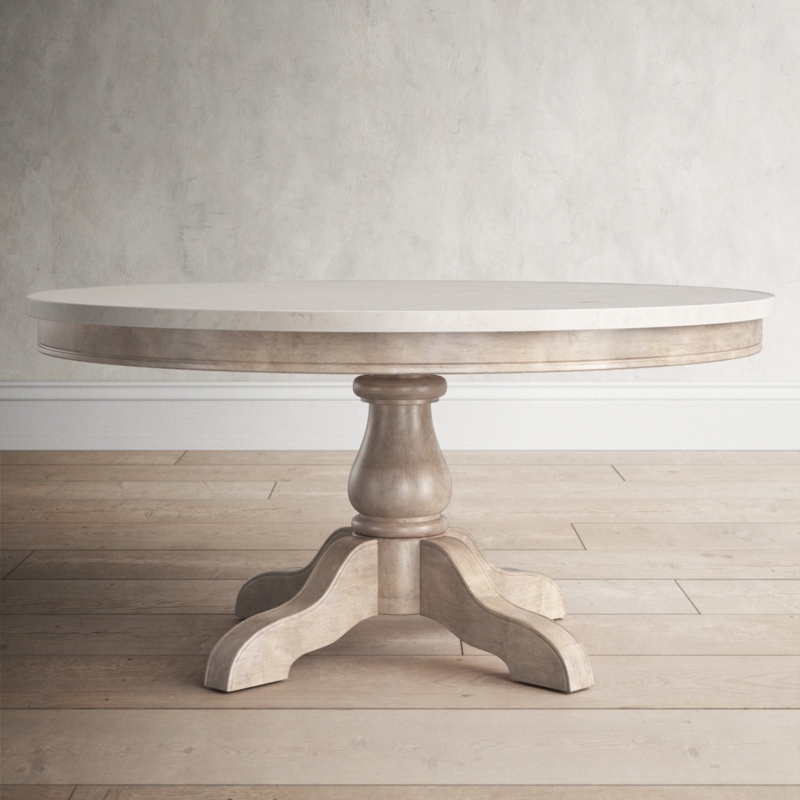 Marble Top Vintage-Style Coffee Table