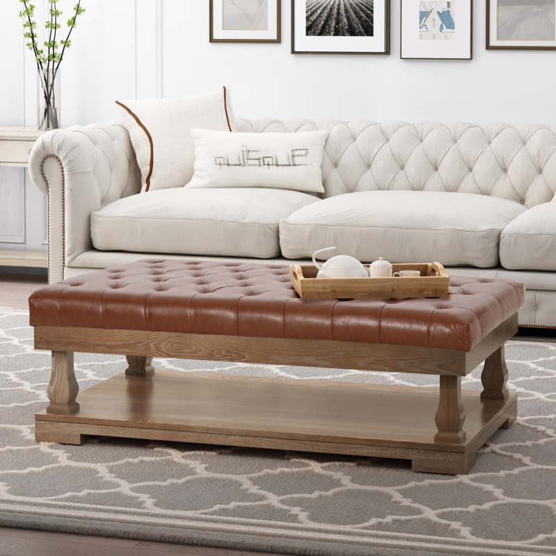 Multi-Functional Rectangular Ottoman
