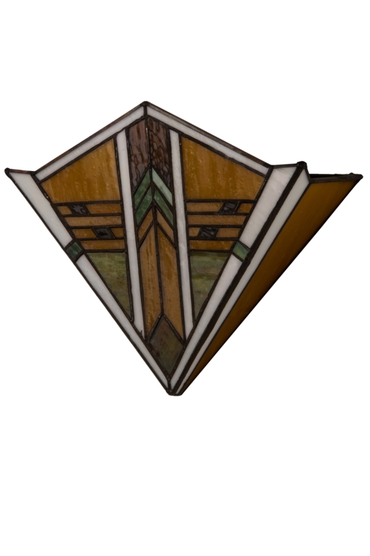 Stained Glass Mission Style Pendant Light