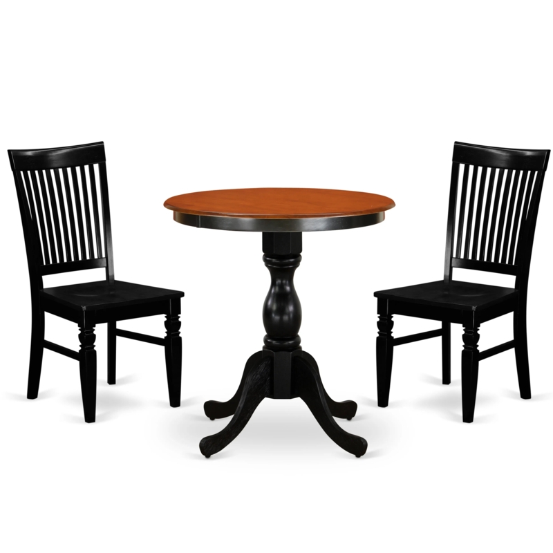 3-Piece Mid Century Modern Dining Table Set