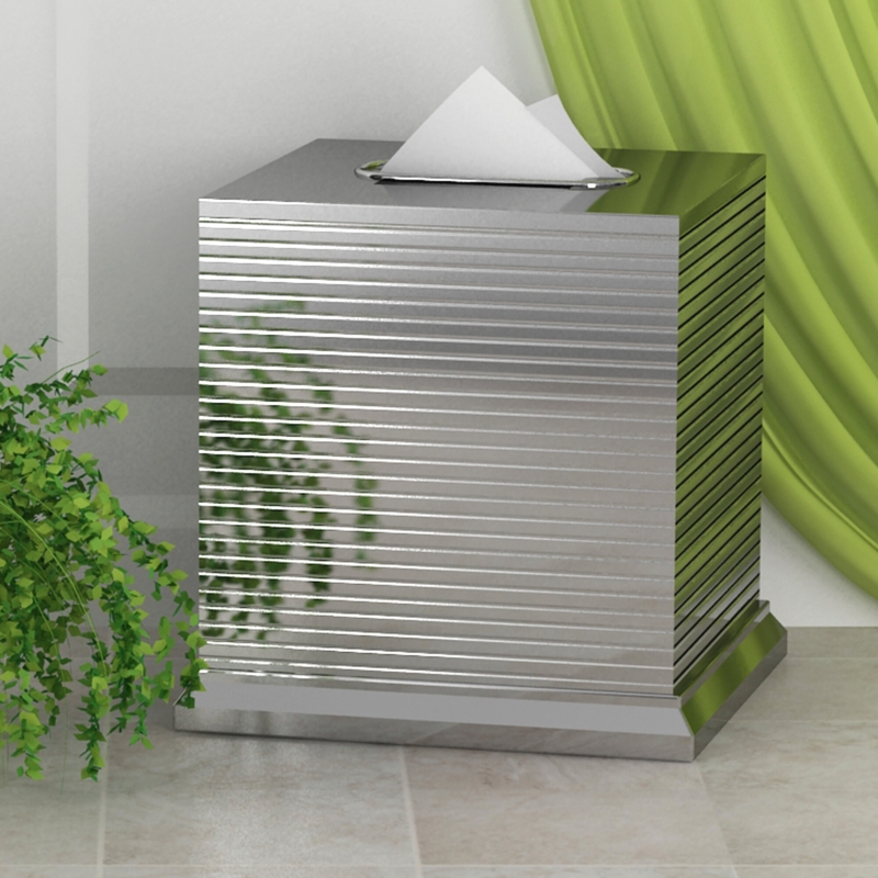 Elegant Mirror Finish Tissue Box