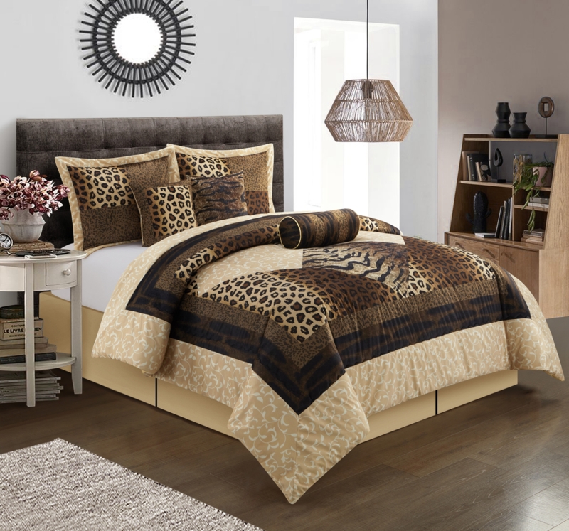 Exotic Animal Print Comforter Set
