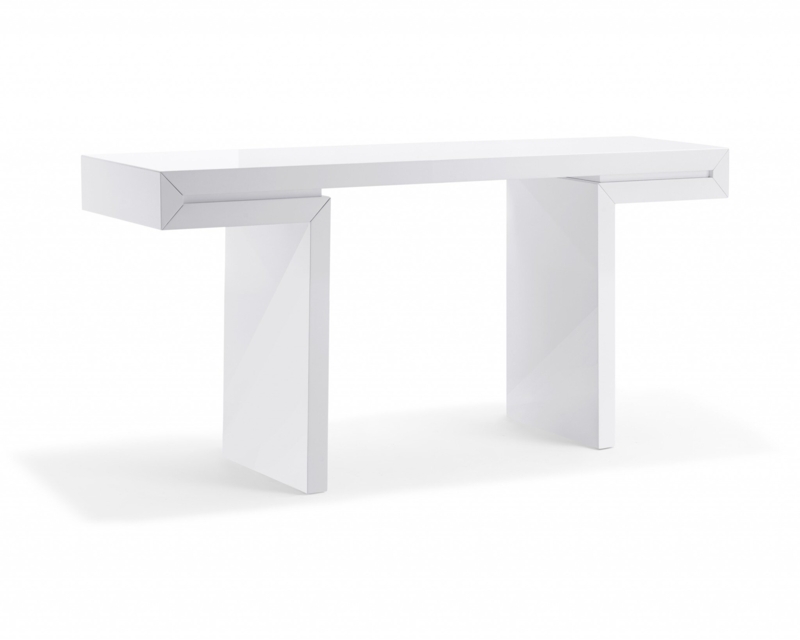 Chic High-Gloss Console Table