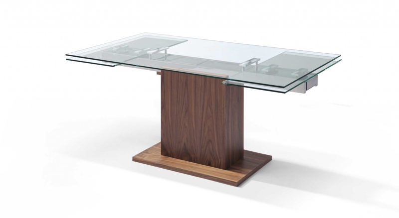 Extendable Glass Dining Table
