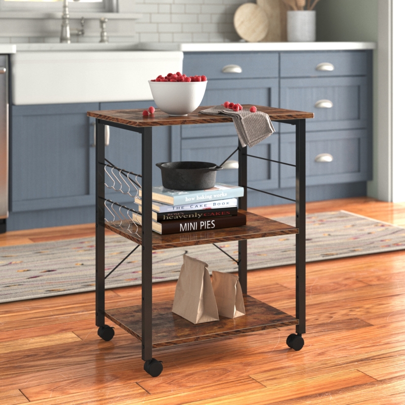 Versatile Rolling Kitchen Island